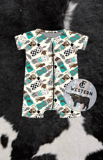 Cowboy Juice Romper (read full description)