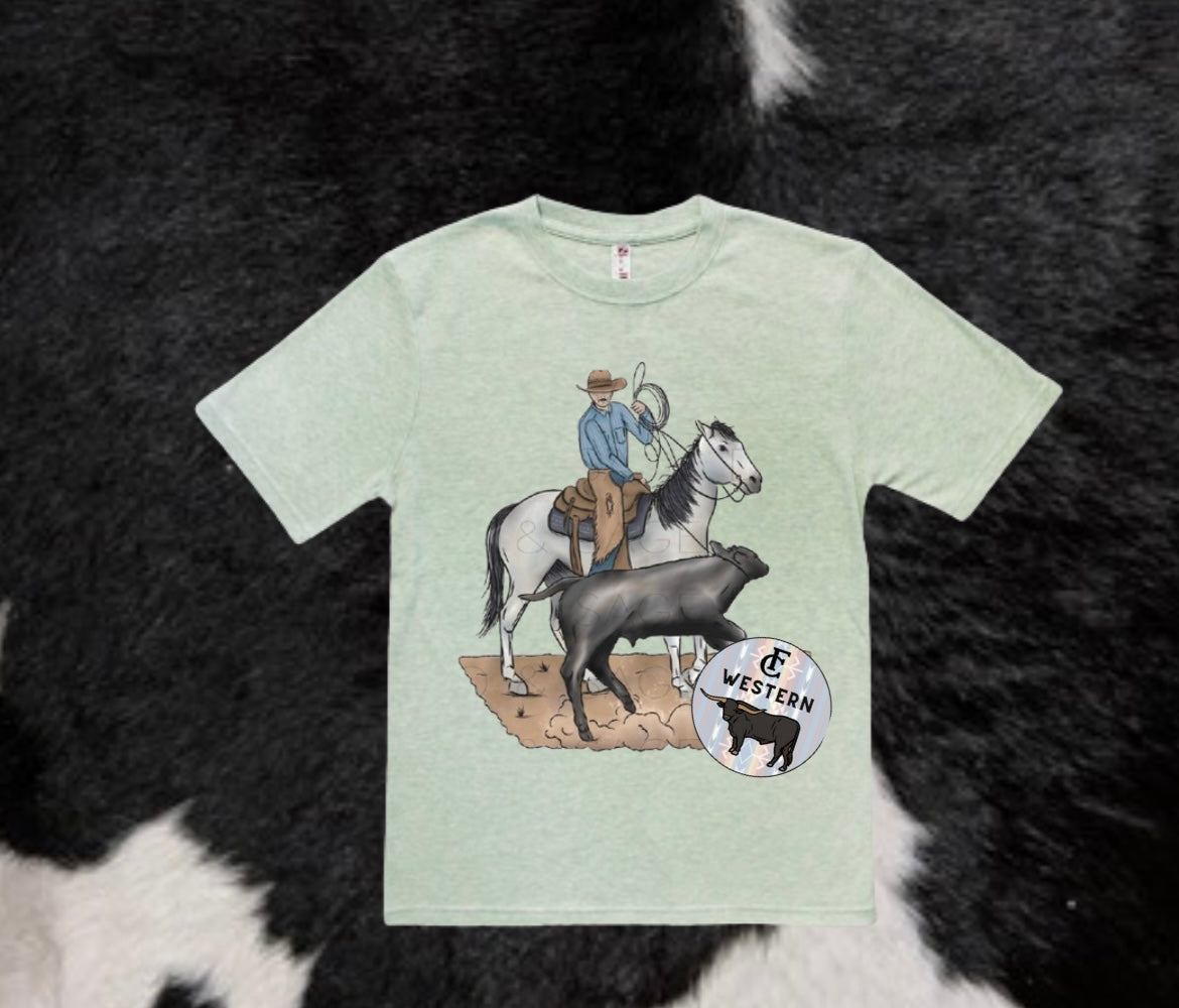 Cowboyin Tee (Read Full Description)