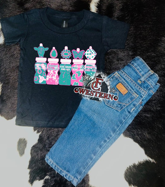 Neon Cowgirl juice Tee (Read Full Description)