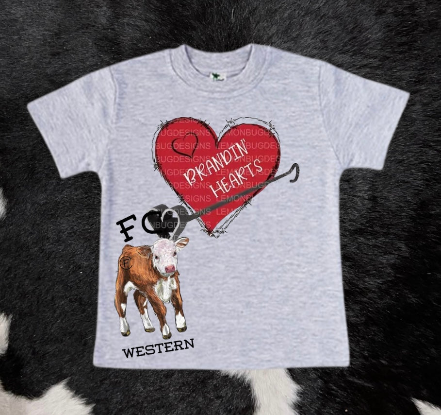 Brandin Hearts Tee (read description)