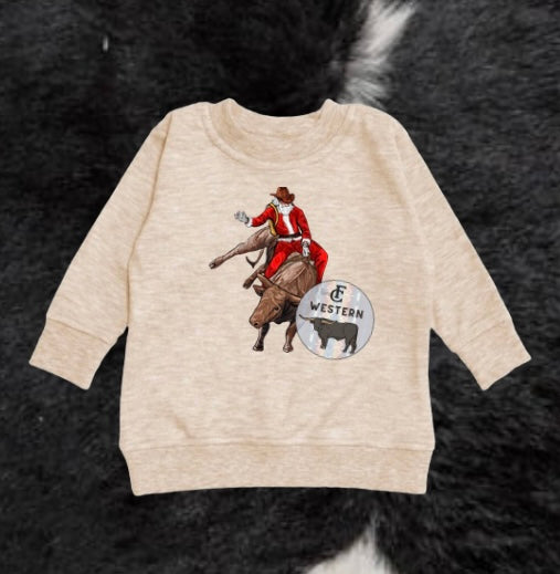 Bull Rider Santa Pullover (READ FULL DESCRIPTION)