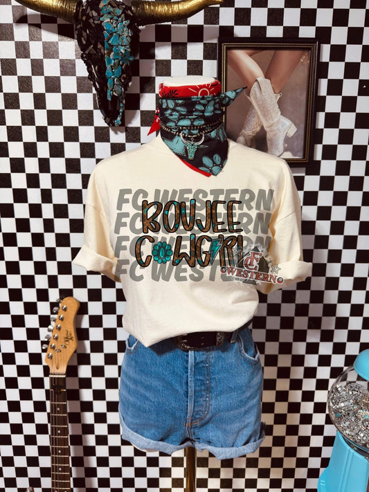 Boujee Cowgirl Tee Mommy & Me(READ FULL DESCRIPTION)