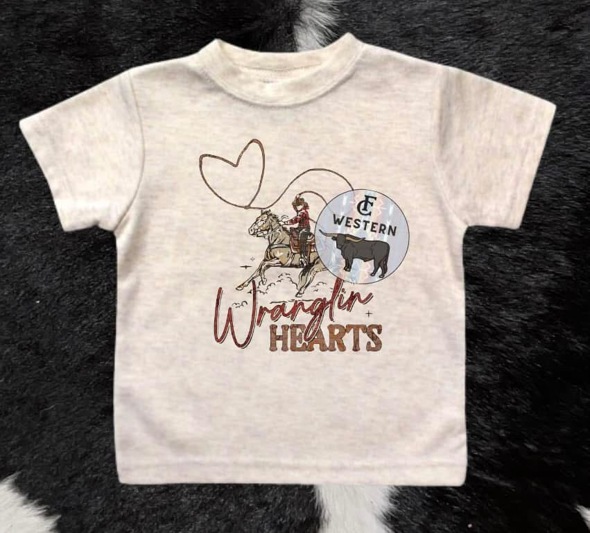 Wranglin Hearts TSHIRT (read description)