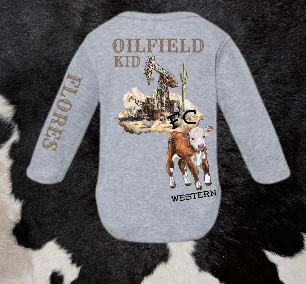 Oilfield Kid Longsleeve (read description)