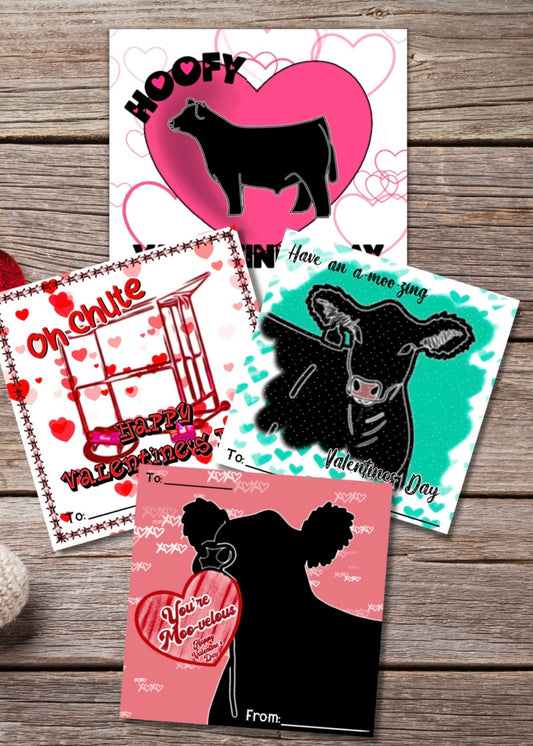 Stock Show Valentine's Cards