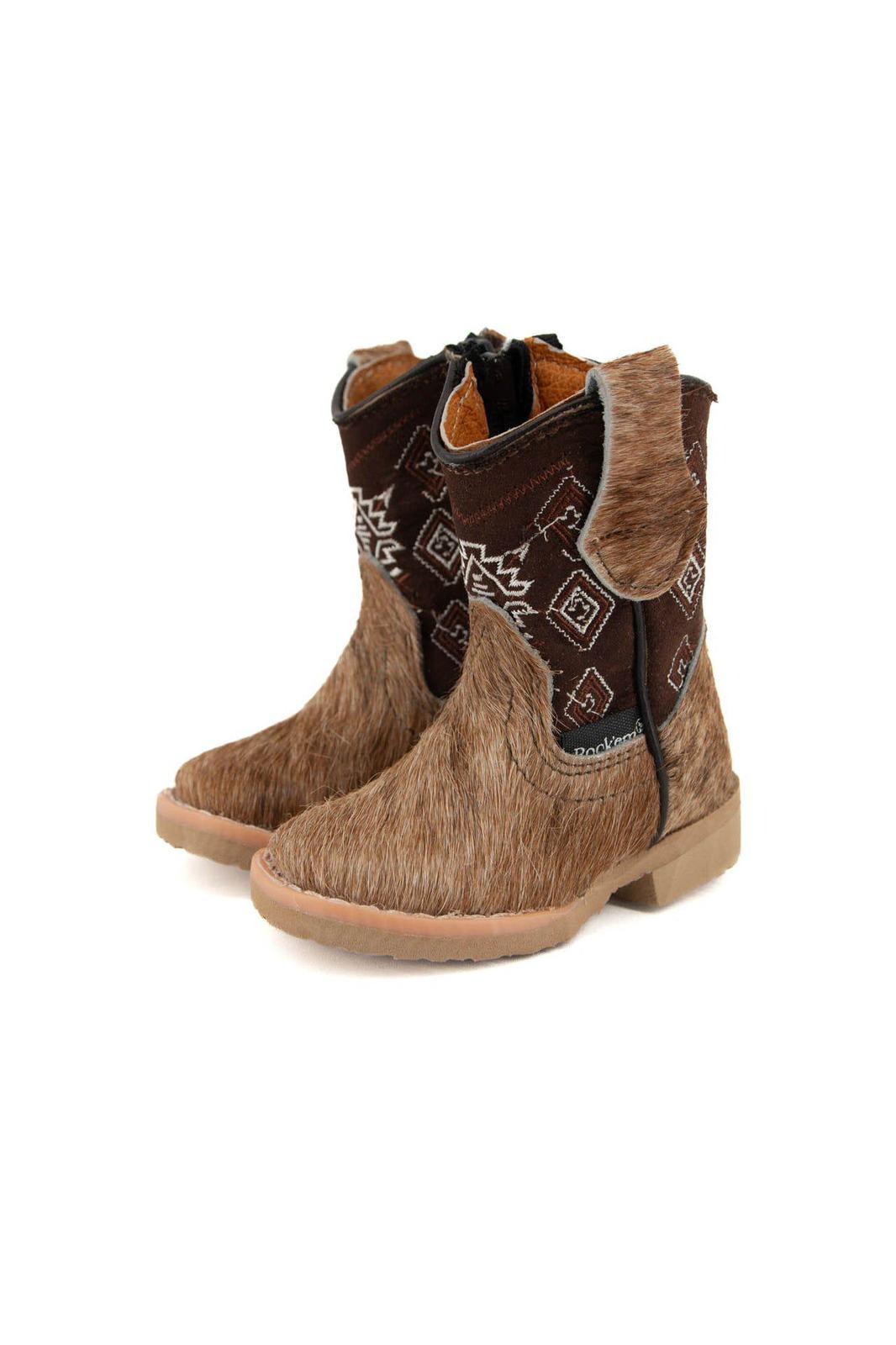 Cowhide Baby Boots (READ FULL DESCRIPTION)