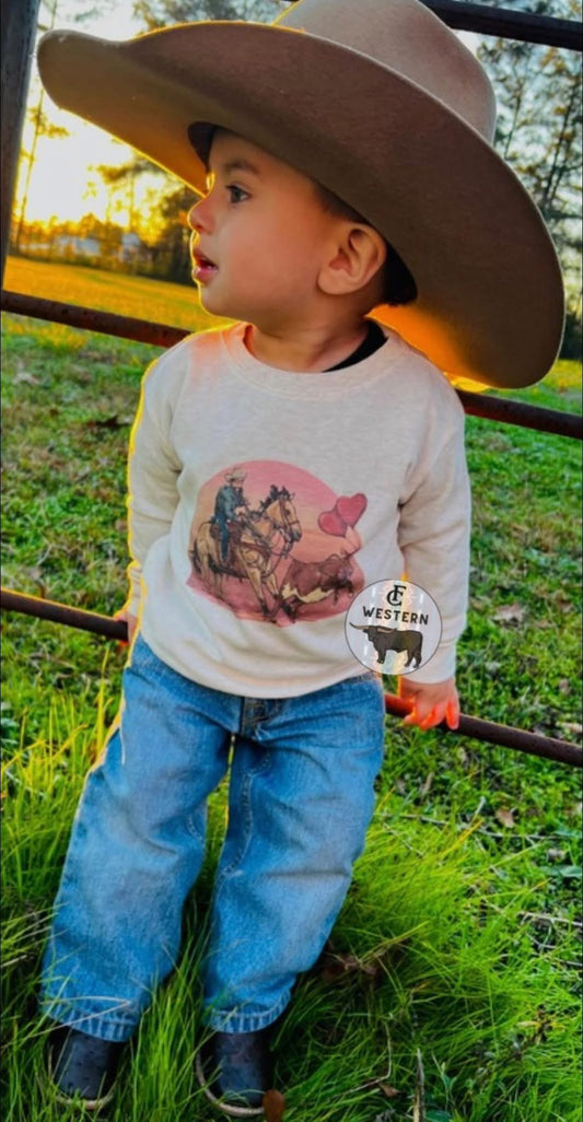 VDAY CALF ROPING TSHIRT (read description)