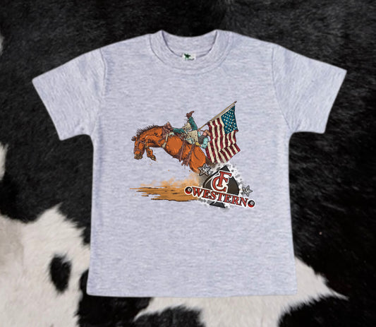 Freedom Bronc Rider Tee