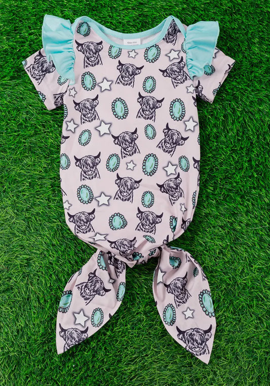 BABY GIRL KNOTTED GOWNS *RTS*