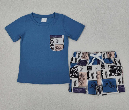 Rodeo Cowboy Shorts Sets *RTS*
