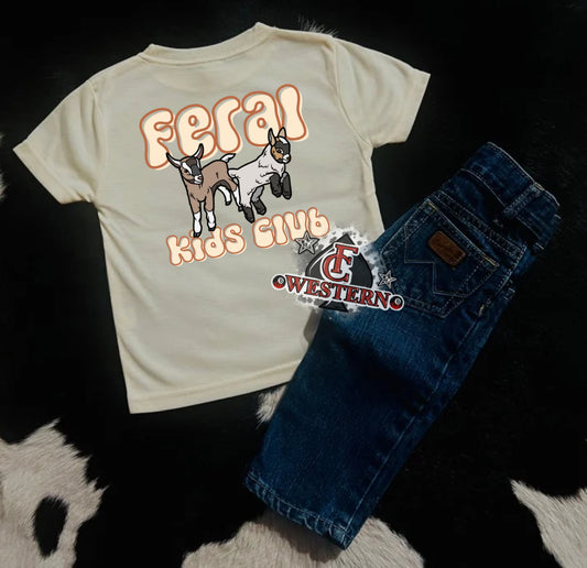 Feral Kids Club Tee (READ FULL DESCRIPTION)