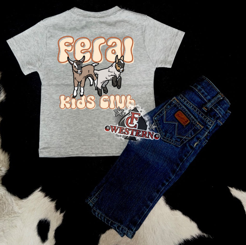 Feral Kids Club Tee (READ FULL DESCRIPTION)