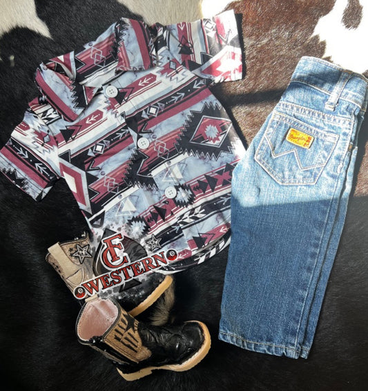 Aztec Button Up RTS